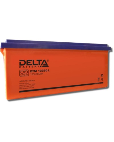 Delta DTM 12250 L. Аккумулятор герметичный свинцово-кислотный. Delta в Костроме