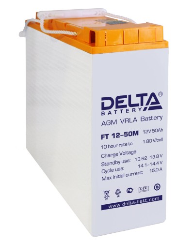 Delta FT 12-50 M. Аккумулятор герметичный свинцово-кислотный. Delta в Костроме