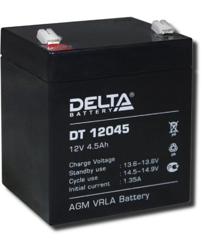 Delta DT 12045. Аккумулятор герметичный свинцово-кислотный. Delta в Костроме