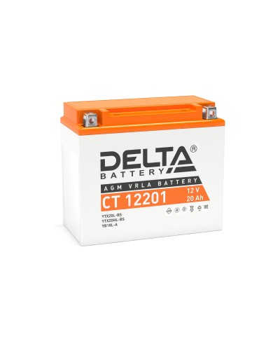 Delta CT 12201. Аккумулятор герметичный свинцово-кислотный стартерный. Delta в Костроме