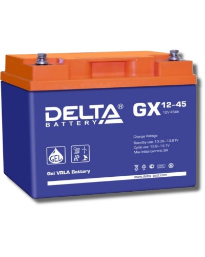 Delta GX 12-45. Аккумулятор герметичный свинцово-кислотный. Delta в Костроме