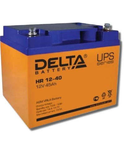 Delta HR 12-40. Аккумулятор герметичный свинцово-кислотный. Delta в Костроме