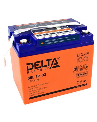 Delta GEL 12-33. Аккумулятор герметичный свинцово-кислотный. Delta в Костроме