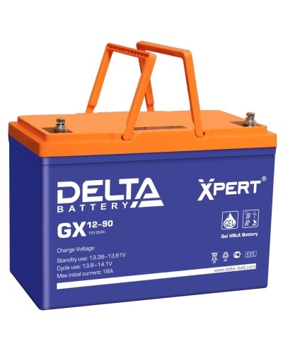 Delta GX 12-90. Аккумулятор герметичный свинцово-кислотный. Delta в Костроме