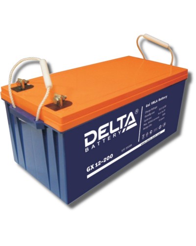 Delta GX 12-200. Аккумулятор герметичный свинцово-кислотный. Delta в Костроме
