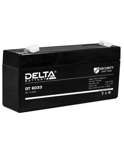 Delta DT 6033 (125мм). Аккумулятор герметичный свинцово-кислотный. Delta в Костроме