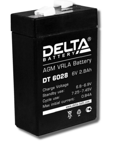 Delta DT 6028. Аккумулятор герметичный свинцово-кислотный. Delta в Костроме