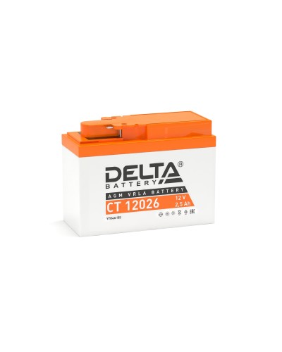 Delta CT 12026. Аккумулятор герметичный свинцово-кислотный стартерный. Delta в Костроме