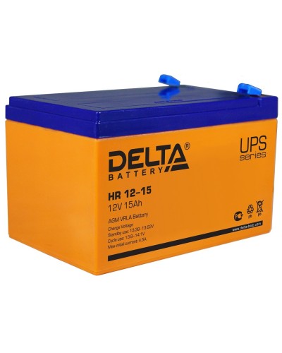 Delta HR 12-15. Аккумулятор герметичный свинцово-кислотный. Delta в Костроме
