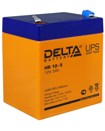 Delta HR 12-5. Аккумулятор герметичный свинцово-кислотный. Delta в Костроме