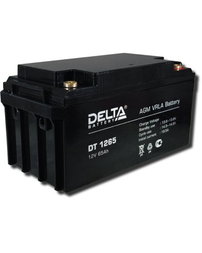 Delta DT 1265. Аккумулятор герметичный свинцово-кислотный. Delta в Костроме