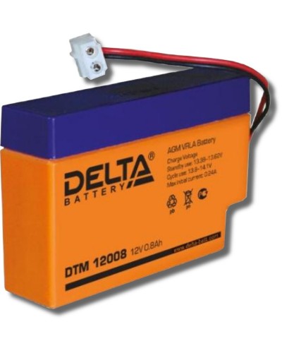 Delta DTM 12008. Аккумулятор герметичный свинцово-кислотный. Delta в Костроме