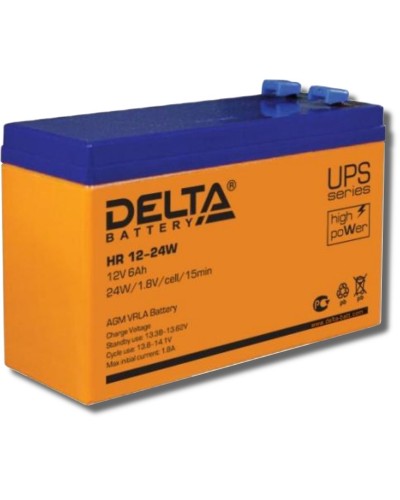 Delta HR 12-24 W. Аккумулятор герметичный свинцово-кислотный. Delta в Костроме