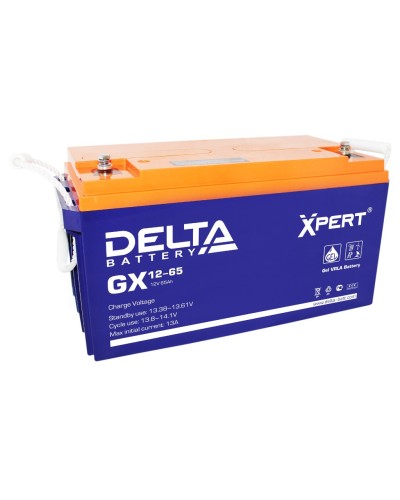 Delta GX 12-65. Аккумулятор герметичный свинцово-кислотный. Delta в Костроме