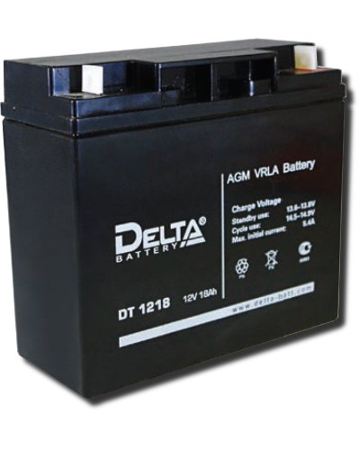 Delta DT 1218. Аккумулятор герметичный свинцово-кислотный. Delta в Костроме