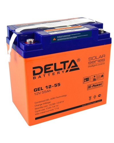 Delta GEL 12-55. Аккумулятор герметичный свинцово-кислотный. Delta в Костроме