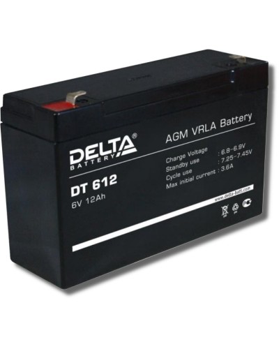 Delta DT 612. Аккумулятор герметичный свинцово-кислотный. Delta в Костроме