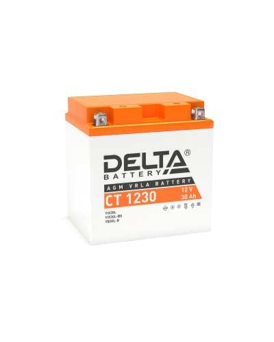 Delta CT 1230. Аккумулятор герметичный свинцово-кислотный стартерный. Delta в Костроме