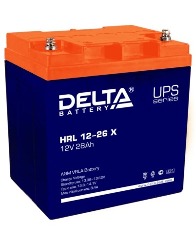 Delta HRL 12-26 X. Аккумулятор герметичный свинцово-кислотный. Delta в Костроме