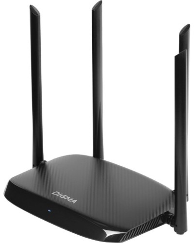 DWR-AC1201 AC1200 10/100BASE-TX черный. Роутер беспроводной. Digma в Костроме