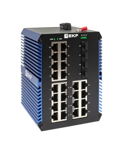 TSX-U-4GX/SFP-24GTP. Промышленный неуправляемый коммутатор. EKF в Костроме