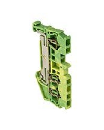 JXB-ST-2.5 3-проводная, земля, желто-зеленная (plc-jxb-st-2.5-3-pen). Колодка клеммная пружинная. EKF в Костроме