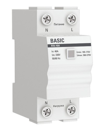 RVb-40A Basic (rvb-40a). Реле напряжения. EKF в Костроме