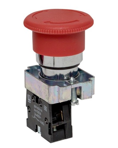BS542 поворотная красная грибок NC (xb2-bs542). Кнопка поворотная красная грибок. EKF в Костроме