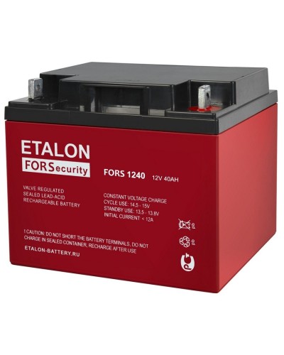 ETALON FORS 1240. Аккумулятор герметичный свинцово-кислотный. ETALON в Костроме