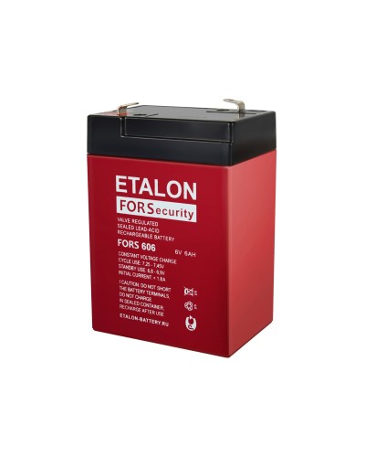 ETALON FORS 606. Аккумулятор герметичный свинцово-кислотный. ETALON в Костроме