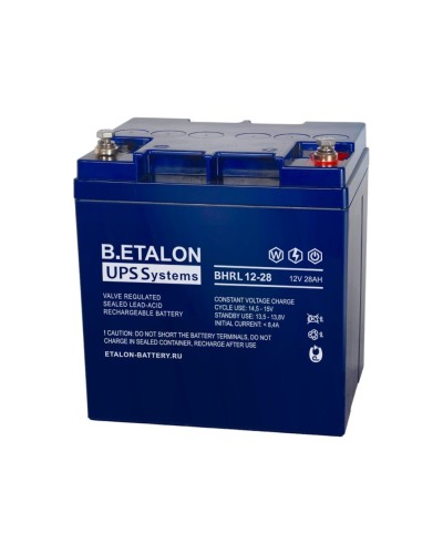 B.ETALON BHRL 12-28. Аккумулятор герметичный свинцово-кислотный. ETALON в Костроме