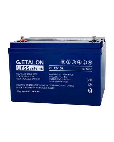 G.ETALON GL 12-100. Аккумулятор герметичный свинцово-кислотный. ETALON в Костроме