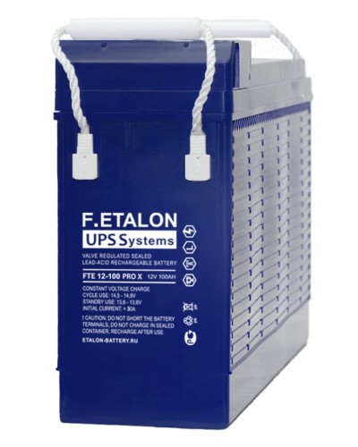 F.ETALON FTE 12-100 PRO X. Аккумулятор герметичный свинцово-кислотный. ETALON в Костроме