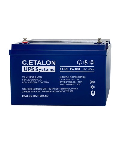 C.ETALON CHRL 12-100. Аккумулятор герметичный свинцово-кислотный. ETALON в Костроме