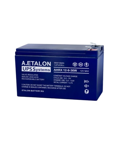 A.ETALON AHRX 12-9-36W. Аккумулятор герметичный свинцово-кислотный. ETALON в Костроме