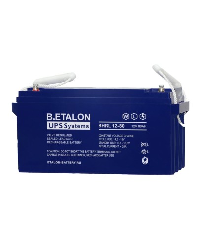 B.ETALON BHRL 12-80. Аккумулятор герметичный свинцово-кислотный. ETALON в Костроме