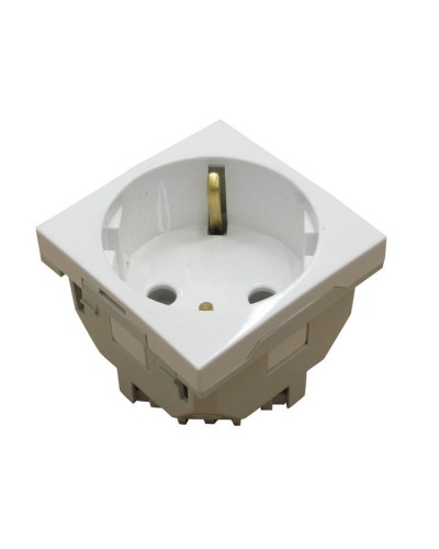 Розетка 2к+З (45х45), белая (45131 SBR): Розетка 2к+З в Костроме