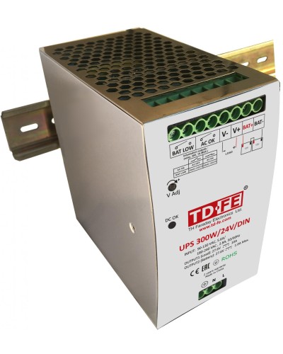 UPS 300W/24V/DIN. Источник вторичного электропитания резервированный. FARADAY в Костроме