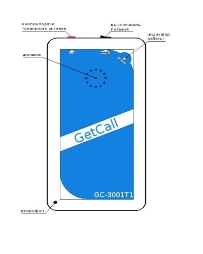 GC-3001T1. Переговорное устройство ремонтной связи. GETCALL в Костроме