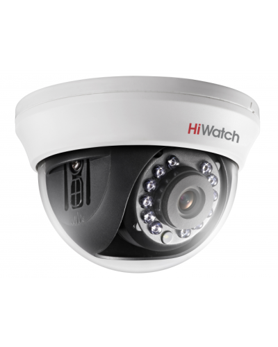 DS-T591(C) (2.8 mm). Бюджетная видеокамера мультиформатная купольная. HiWatch в Костроме