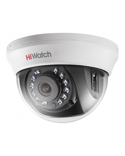 DS-T201(B) (3.6мм). Бюджетная видеокамера мультиформатная купольная. HiWatch в Костроме