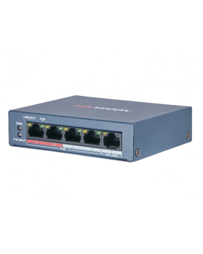 DS-3E0105P-E/M(B). Коммутатор с питанием POE. Hikvision в Костроме
