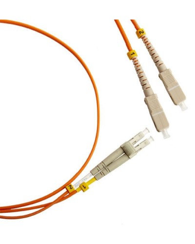 FC-D2-50-LC/PR-SC/PR-H-2M-LSZH-OR. Патч-корд волоконно-оптический LC-SC. Hyperline в Костроме