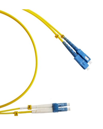 FC-D2-9-LC/UR-SC/UR-H-3M-LSZH-YL. Патч-корд волоконно-оптический LC/UPC-SC/UPC. Hyperline в Костроме