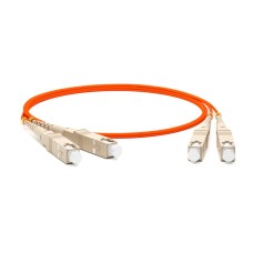 FC-D2-50-SC/PR-SC/PR-H-1M-LSZH-OR. Патч-корд волоконно-оптический SC-SC. Hyperline