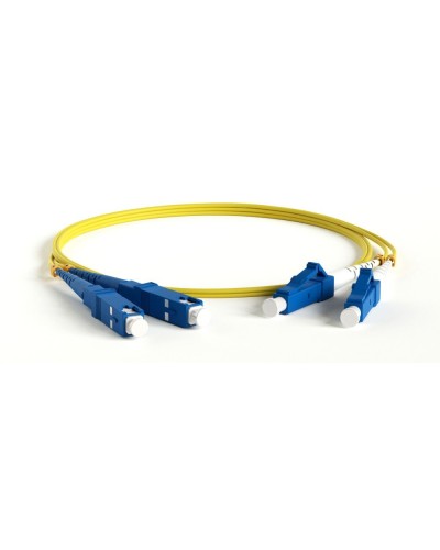 FC-D2-9A1-LC/UR-SC/UR-H-1M-LSZH-WH. Патч-корд волоконно-оптический LC-SC. Hyperline в Костроме