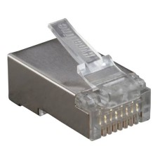 PLUG-8P8C-U-C6-SH-100 (100 шт). Разъем RJ-45. Hyperline