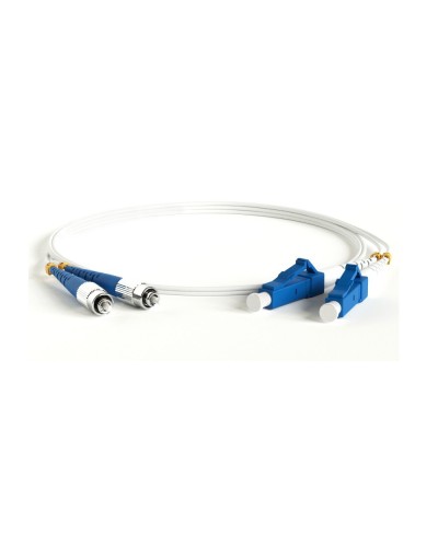 FC-D2-9A1-FC/UR-LC/UR-H-1M-LSZH-WH. Патч-корд волоконно-оптический FC-LC. Hyperline в Костроме