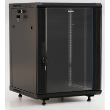 TWB-FC-1545-GP-RAL9004. Шкаф телекоммуникационный 19 настенный 15U. Hyperline