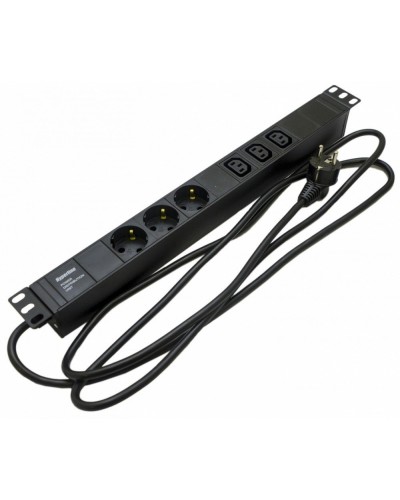 SHE19-3SH-3IEC-2.5EU. Блок розеток 19. Hyperline в Костроме